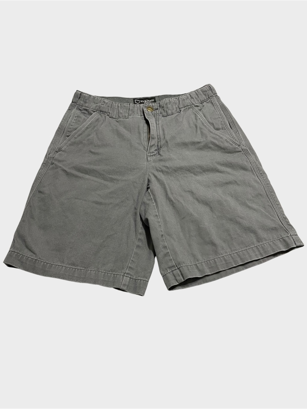 Scottevest TEC Men's Flat Front Shorts Size 30 Gray Hiking Tactical Everyday